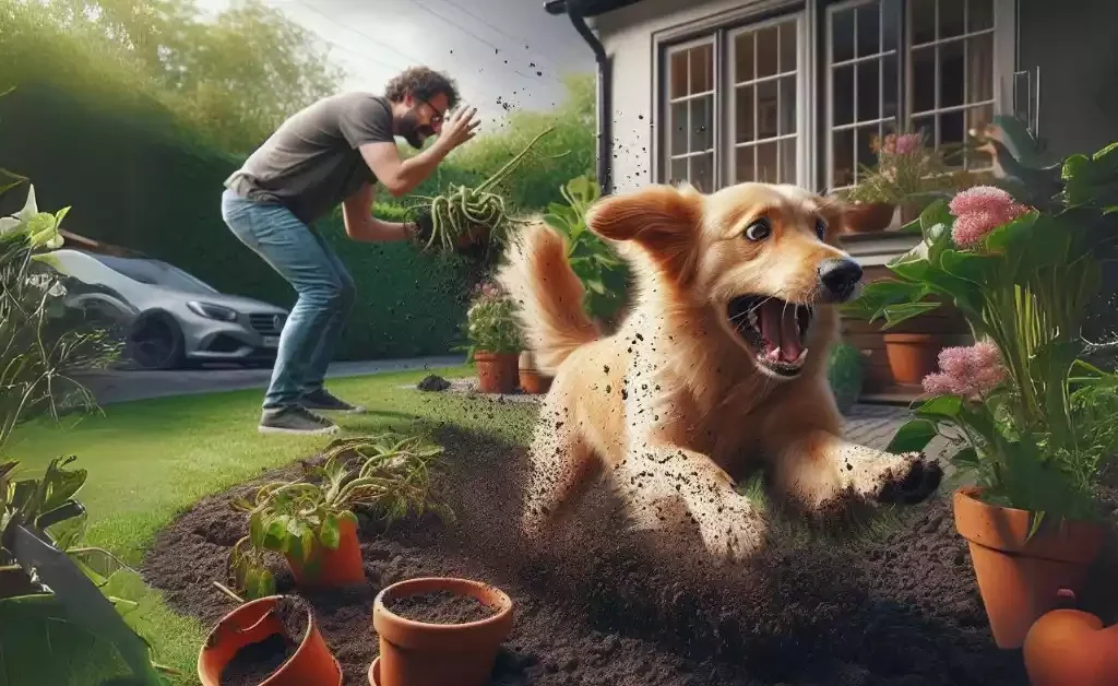 How-to-stop-a-dog-from-digging-up-plants