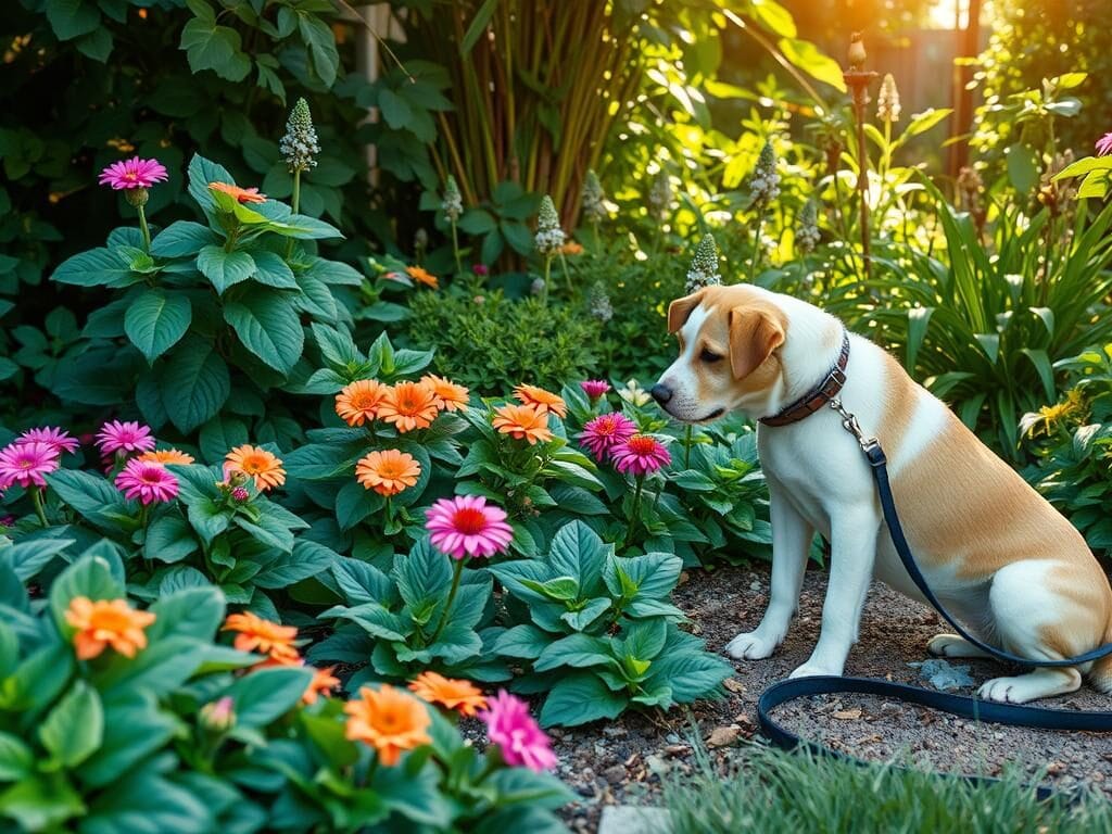 Dog-owner-stopping-dog-from-digging