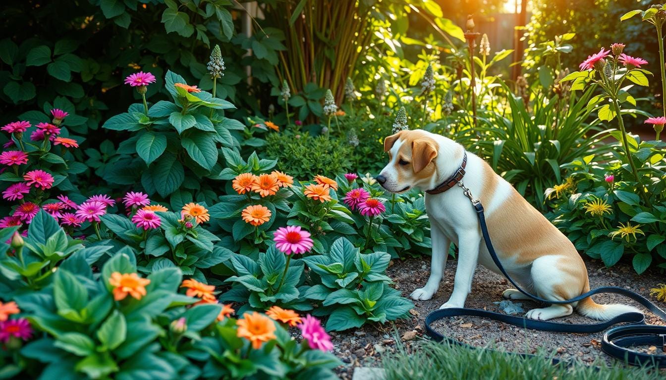Dog-owner-stopping-dog-from-digging
