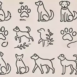 Read more about the article Minimalist Dog Tattoo Ideas – Chic & Simple Designs