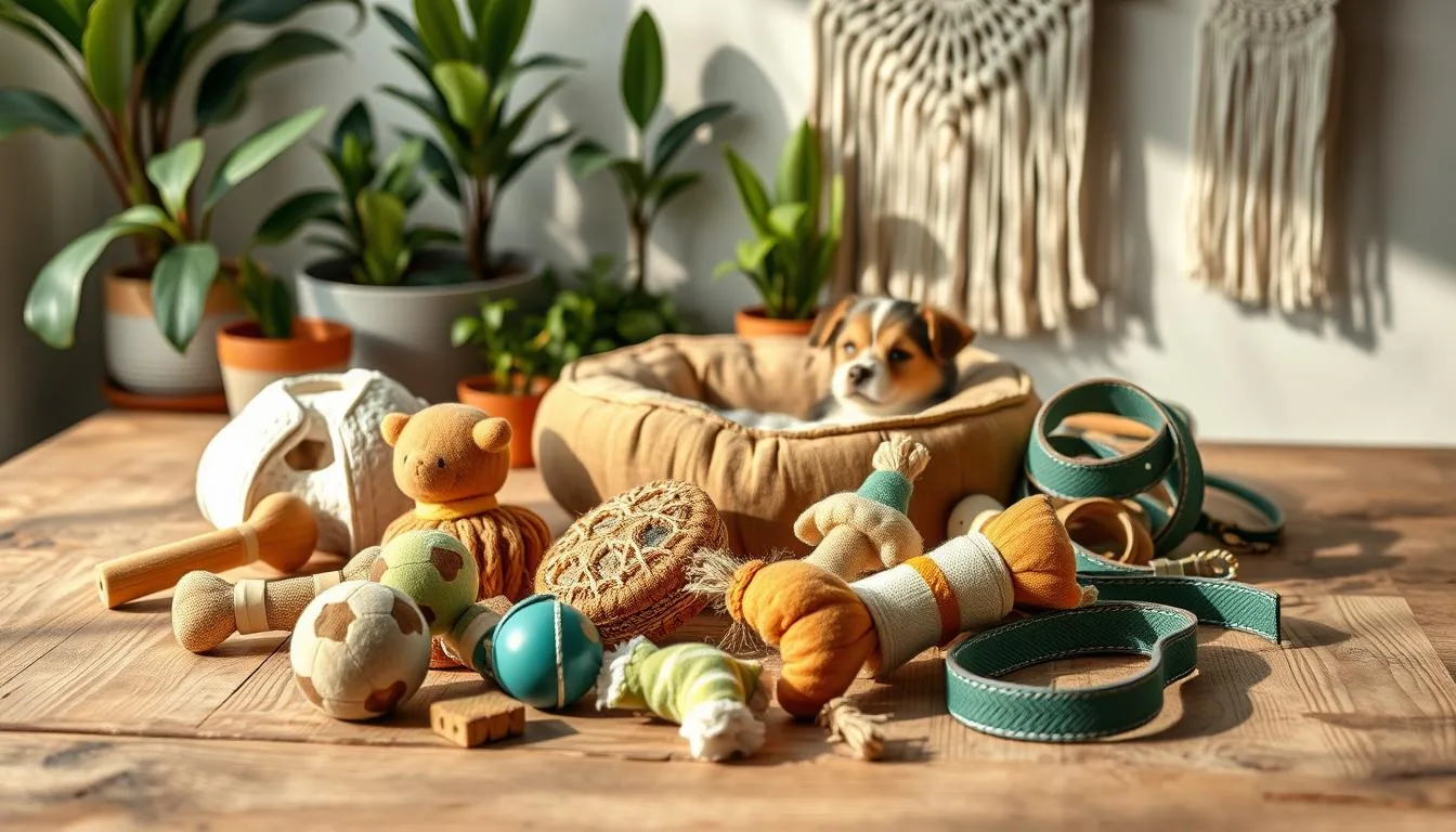 Recycled-Plastic-Dog-Toy-in-Action