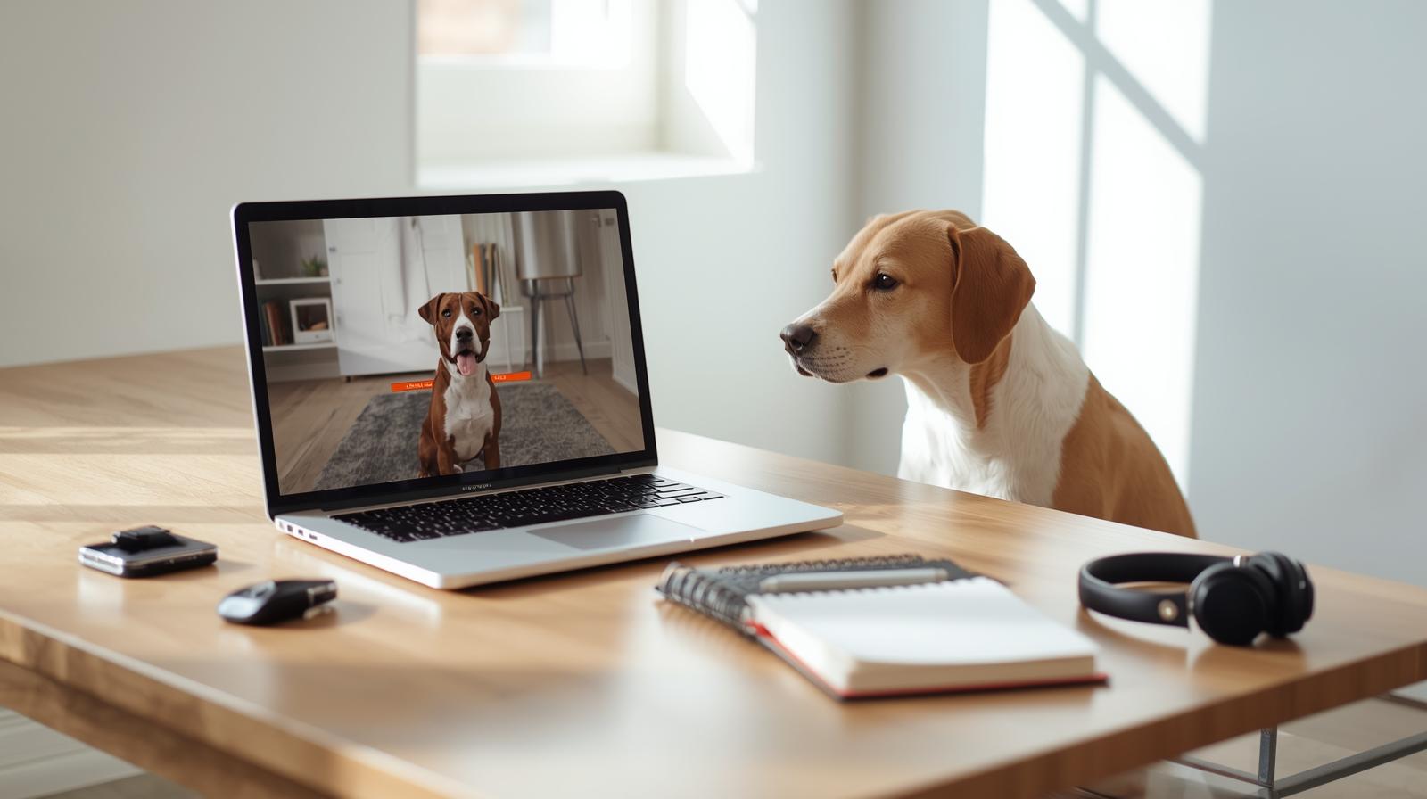 online-dog-training-workspace-with-essential-training-equipment