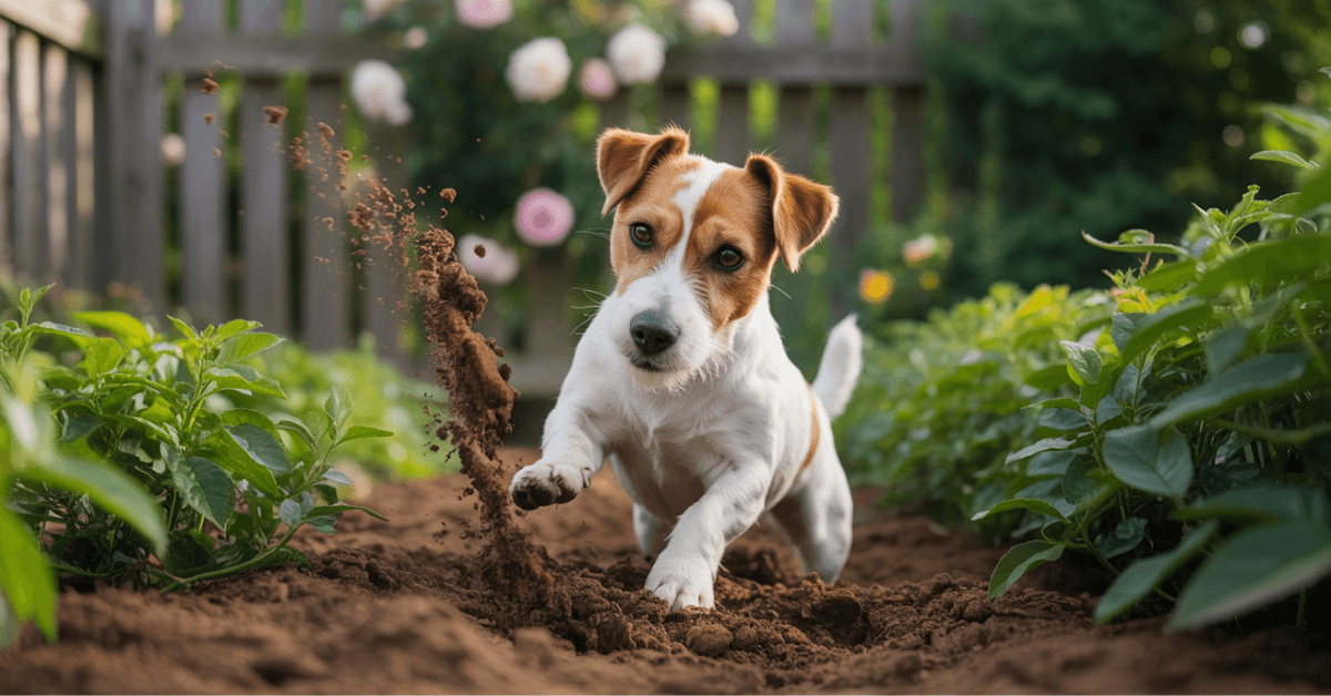 dog-digging-in-flower-bed-problem