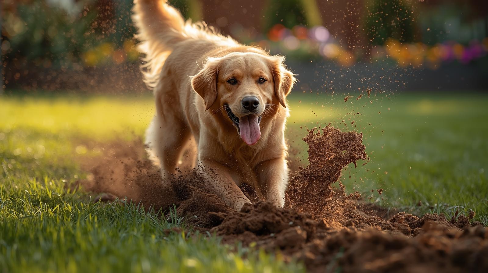 dog-digging-holes-in-backyard-garden-problem-behavior