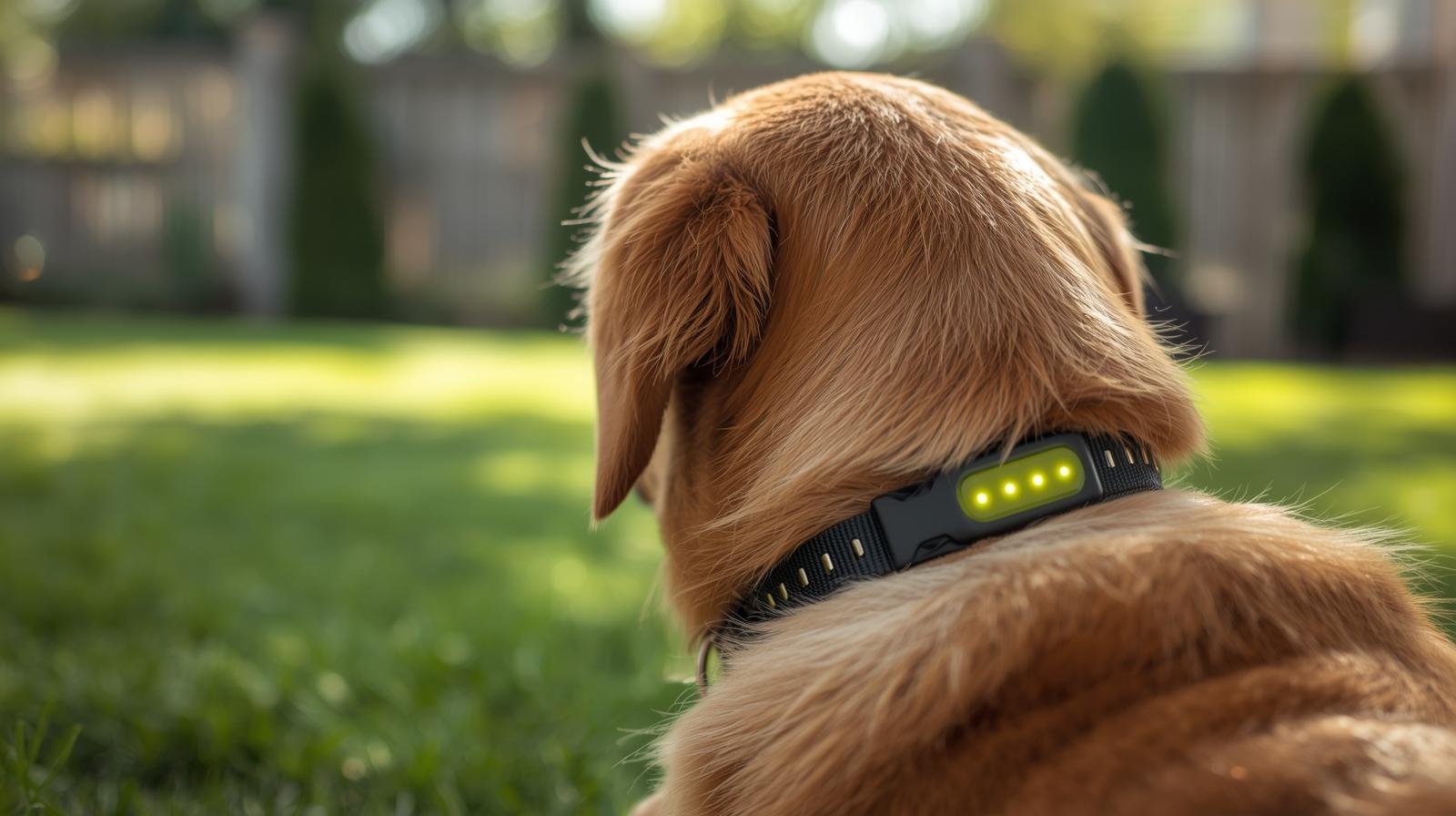 gps-dog-fence-smart-collar-close-up-on-dog-in-backyard