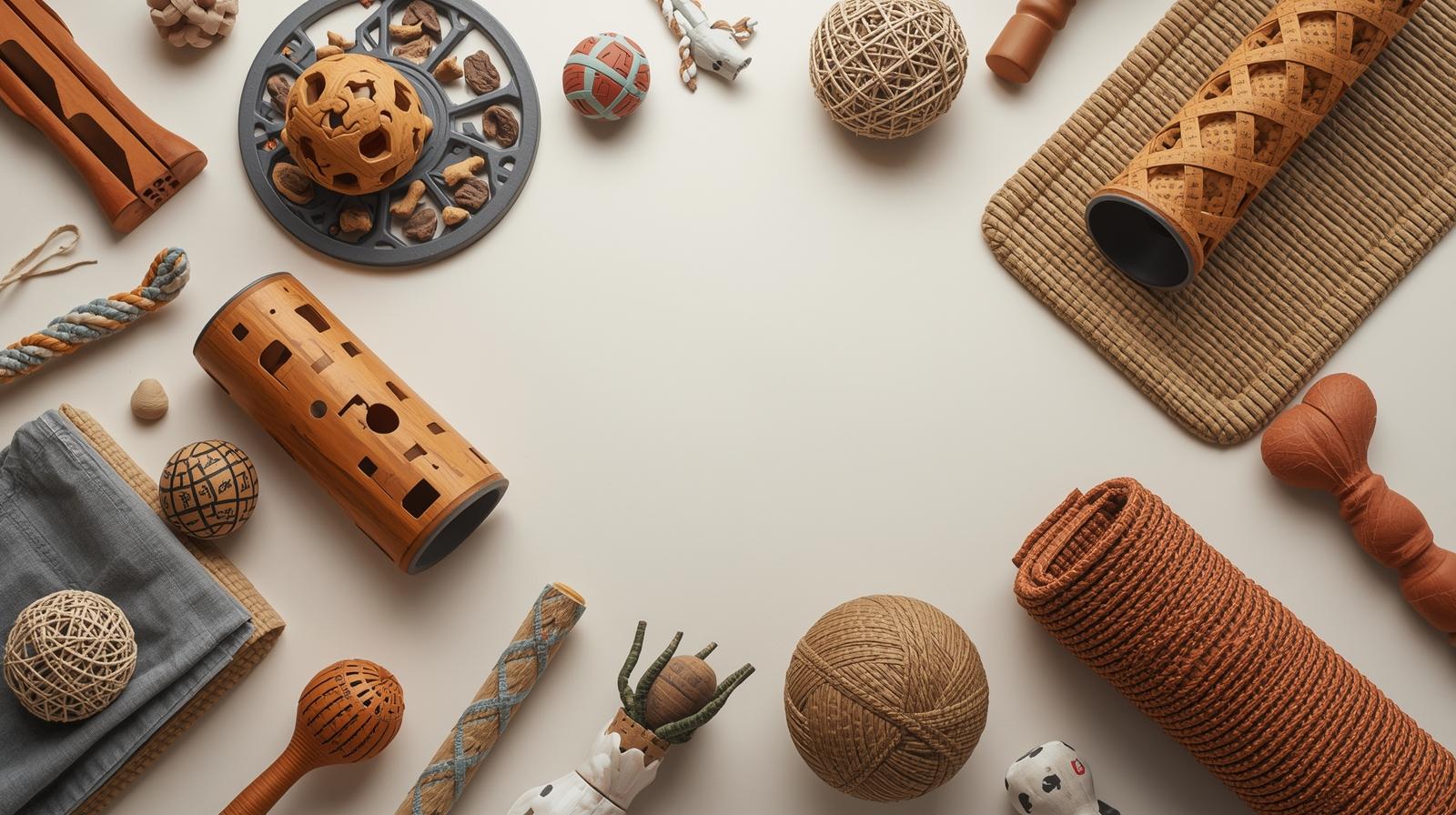 dog-enrichment-toys-flat-lay-puzzle-feeders-lick-mats-treat-balls