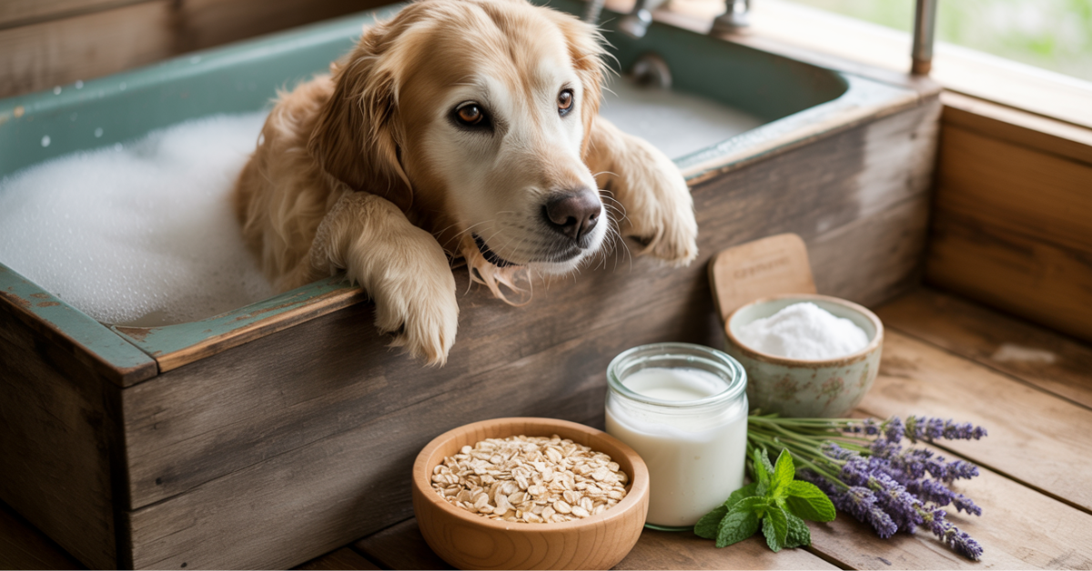 Read more about the article DIY Eco dog grooming Recipes: Make Your Own Shampoo & Paw Balm