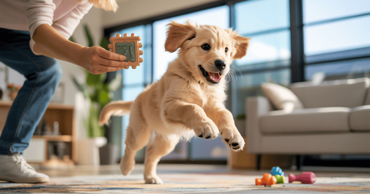 You are currently viewing Hyper Puppy Indoors? Do This Instead (Easy Ways to Calm Fast)