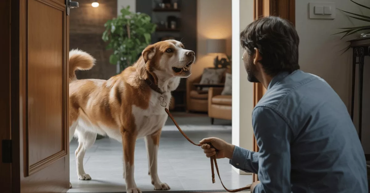 You are currently viewing Dog Growls at Guests? Here’s What to Do (Easy Ways to Stop It Safely)
