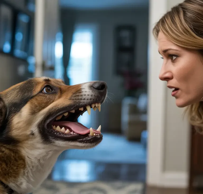 dog-suddenly-aggressive-growling-at-guest-home-behavior-problem