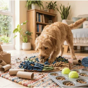 Read more about the article 12 DIY Dog Enrichment Toys You Can Make at Home (Using Everyday Household Items)
